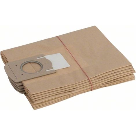 Bosch Bolsas filtrantes de papel gris pack de 5 unidades (1/4)