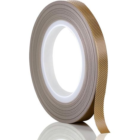 Ruban autocollant - 0,18 x 10 mm x 15 m - Ruban adhésif - Résistant à la chaleur - Haute température - Pour machine à emballer sous vide (1/5)
