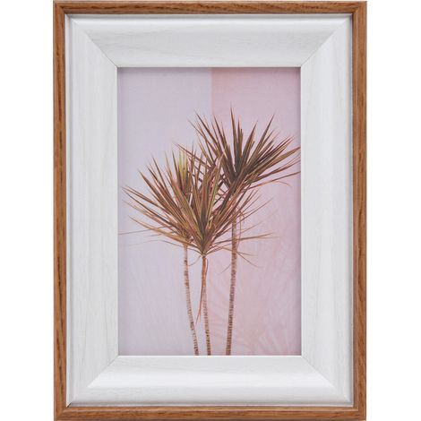 Cadre Photo Moderne Marron Rouge Innovant pour Anniversaire Noël Action de Grâce 19,6x14,5 cm (1/5)