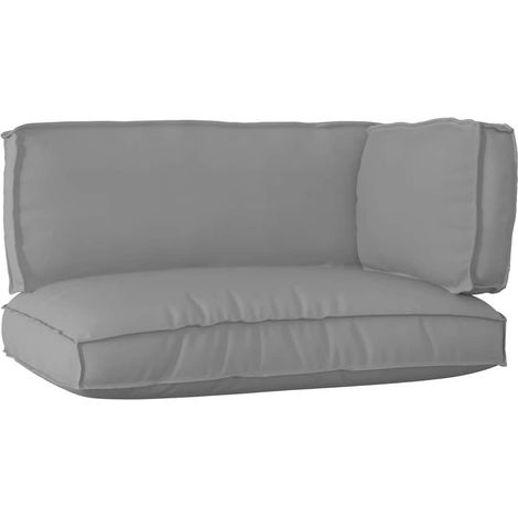 Ensemble de Coussin d'extérieur,Coussins de palette 3 pièces en tissu oxford gris CFW448697 (1/5)