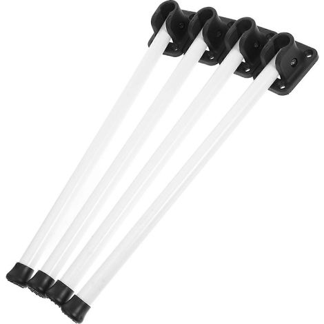 Pieds de table pliables, structure métallique réglable, convient au camping, aux voyages, au bureau et aux activités de plein air. (1/5)
