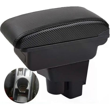 Appliquez sur votre voiture Honda Fit Jazz : boîte de rangement pour accoudoir, console centrale et support de coude pour conducteur (1/5)