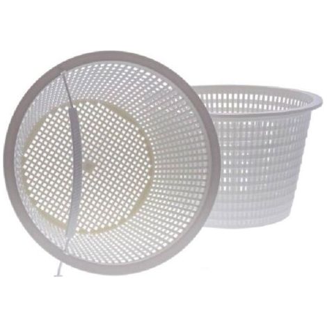 Panier de rechange en plastique pour écumoire de piscine (lot de 2) - Élimine les feuilles et les débris - Hauteur : 8 po (1/3)