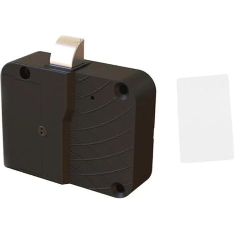 Serrure d'armoire cachée avec accès à la carte RFID pour tiroir unique (1/5)