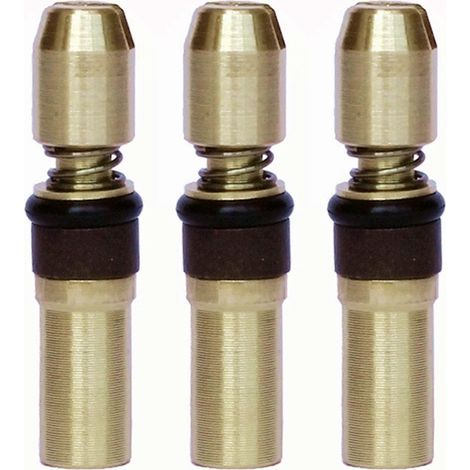 Lot de 3 têtes de piston à trois étages en cuivre haute pression de 6 mm pour pompe haute pression 30 MPa - SFYGV (1/5)