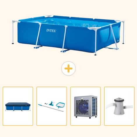 Intex Piscine Tubulaire Rectangulaire - 260x160x65 cm - 5-pièces S109 (1/5)