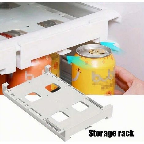 Trade Shop - Dispenser Porta Bibite Lattine Da Appendere Organizer Sospeso Per Frigorifero - (1/5)