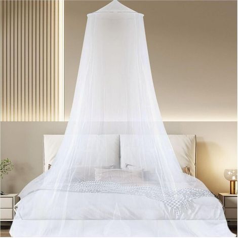 Moustiquaire Universelle pour Lit Double, Pliable, Tulle Léger pour Voyage & Intérieur (1/5)
