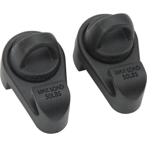 2PCS Crochets d'arrimage de rail de benne pour camion Tacoma 2005-2021, PT278-00160, fixations de remorquage en métal, kit de rechange robuste. (1/5)