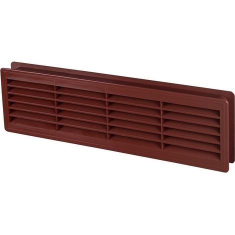 120x440mm Innentür Kunststoff Lüftungsgitter Lüftungskragen Mahagoni Farbe (1/3)