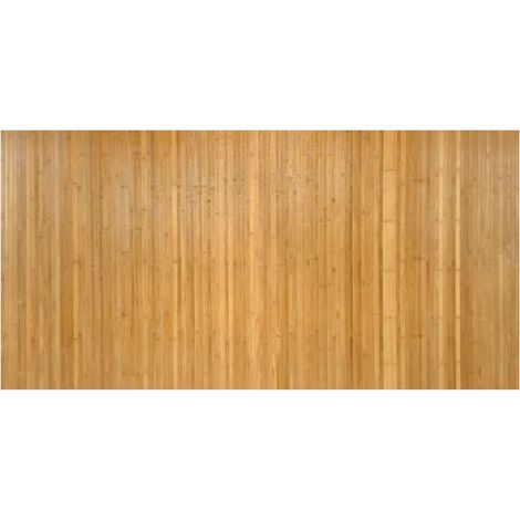 Tapis rectangulaire naturel 100x200 cm bambou (1/5)