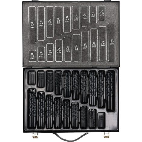 Gedore RED 3301612 R93500170  Metall-Spiralbohrer-Set  1 mm, 1.5 mm, 2 mm, 2.5 mm, 3 mm, 3.5 mm, 4 m (1/5)