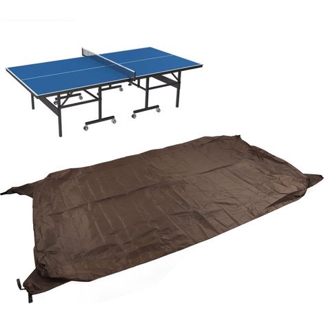 Housse de protection pour table de tennis de table, model Deluxe, Couverture imperméable, anti-UV, avec sangle de fixation et sac de rangement, Dimensions: 280 x 153 x 73cm, Matériel: tissu Oxford 210 (1/5)
