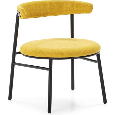 Chaise barakaldo - Noir, jaune (1/4)