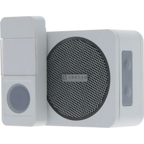 Ceezam Timbre inalámbrico blanco con 18 melodías