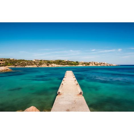 Tableau sur toile île de Cavallo 30x45 cm - Impression sur Toile Murale Décorative - Image imprimée en HD sur Toile - Toile sur Châssis en Bois FSC - Fabriqué en France (1/4)