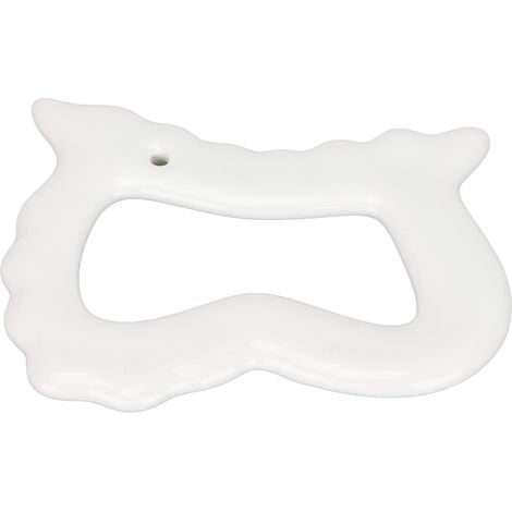 Raclette corporelle en céramique, outil de massage facial Gua Sha pour détente du cou et du menton, soin relaxant (1/5)