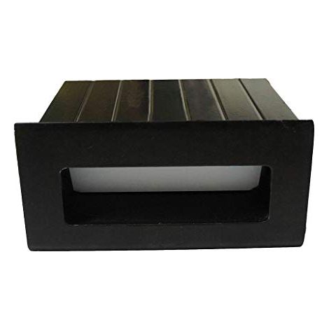 Lampada da Parete a Led da Esterno Rettangolare 3W Luce Calda Nero