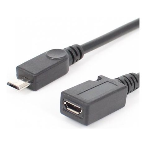 Micro-USB-Verlängerungskabel (Stecker auf Buchse) V8-Mobilfunk-Datenverlängerungskabel (V8-Stecker auf V8-Buchse). (1/5)