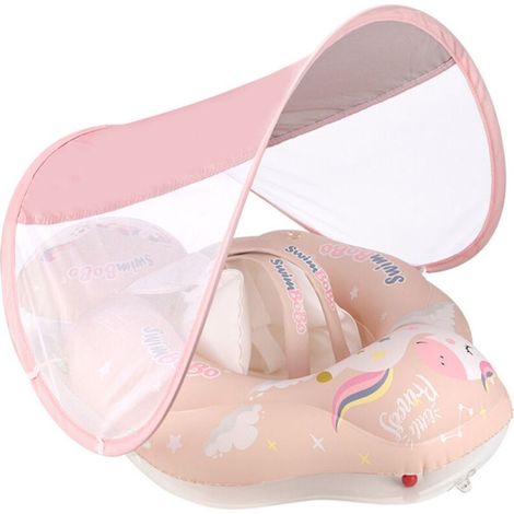 LYERCW - baby swim circle pink swim seat para 3-10 meses (1/5)