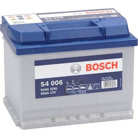 Batería de coche 60 Ah 540 A EN Bosch S4006 + Izquierda