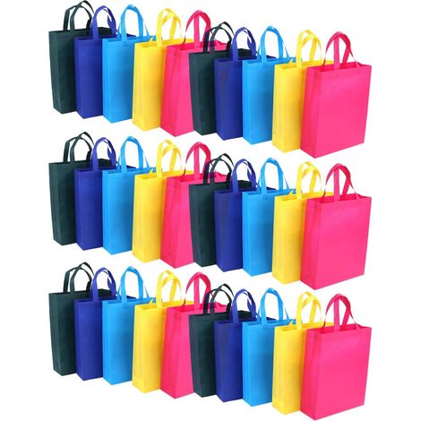 sacs de courses réutilisables en tissu non tissé pliables et (1/5)