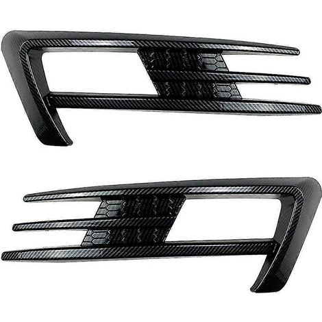 Tuning pour Golf 7 2013-2016 : pare-buffle décoratif, imitation fibre de carbone. (1/5)