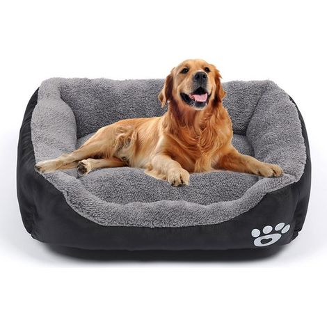Lit pour chien grande taille, matelas lavable, confortable et respirant pour animaux de compagnie