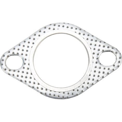 Joint de bride de tuyau d'échappement de 1,75 pouces, 2 boulons en acier perforé universel pour coudes Turbo et tuyaux de descente (1/5)