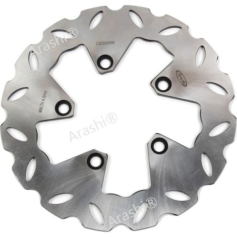 Disco de freno mecanizado por CNC, durabilidad superior, color plata. (1/2)