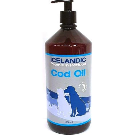 IcelandPet - Cod oil - 1.000 ml - (i026)