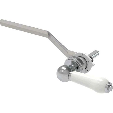 Palanca acción frontal porcelana, 230 mm, ergonómica, resistente a la humedad - IDROSPANIA