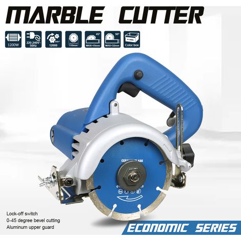 Scie Circulaire 1200W, Scie Circulaire pour le bois, 12000r/min, Profondeur de Coupe Max: 33 mm (90°) et 21 mm (45°), moteur en cuivre pur, Lama 110 mm (1/5)