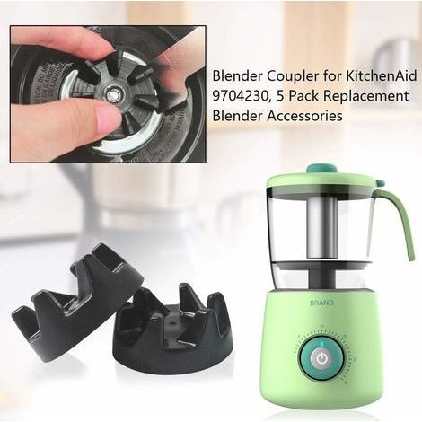 5Pcs Mélangeur En Caoutchouc Coupleur Engrenage Embrayage Avec Outil De Suppression Pour Kitchenaid 9704230 (1/4)