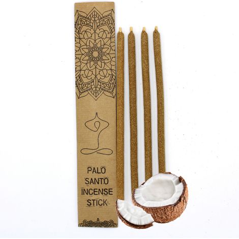 Grands bâtons d'encens Palo Santo - Noix de coco- Vendu par 1