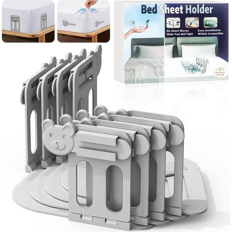 Attache Drap Housse - Bloque Drap Housse Universel - Lot de 4 rendement prouvé top vente top vente t (1/5)