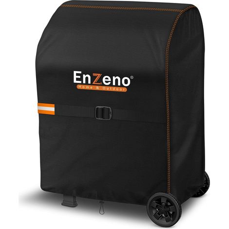 Housse de Barbecue résistante aux intempéries - Housse de Protection pour Barbecue à gaz - Imperméable à la poussière - pour Weber, Brinkmann, Char Broil - 147 x 61 x 122 cm - Noir (1/5)