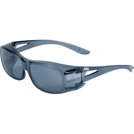 Cofra Schutzbrille für Brillenträger elegantes Design grau getönt (1/4)