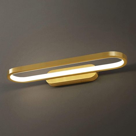 Lampe Murale en Laiton À LED 18W, Applique Murale De Décoration Créative D'intérieur, Rotation À 360 Degrés, Applique Murale pour Salon, Chambre, Couloir, Couloir, Escaliers, Salle, Vestiaire (1/5)