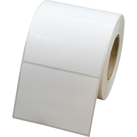 Étiquettes autocollantes vierges pour imprimante thermique 70x50mm, 500 feuilles/rouleau, papier codes-barres prix adresse, imperméable anti-huile anti-alcool, supermarché entrepôt logistique médical (1/2)