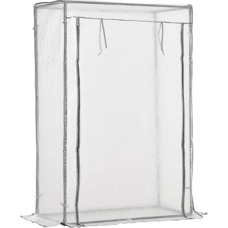 Serre, serre en feuille d'aluminium, dimensions 3,97 x 3,02 x 2 mètres, avec protection UV, serre à tomates résistante au vent, avec porte latérale,. (1/5)
