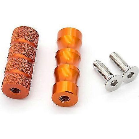 Für Yamaha FZ1 FZ8 R15 R25 R3 R125 R6 R1 MT07 FZ07 FZ09 MT09 CNC Motorrad Kleine Fußrasten Fußrasten Pedale Set --orange (1/5)
