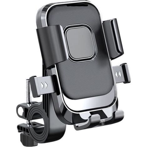 Fahrrad-Handyhalterung, 360° drehbare Motorrad-Handyhalterung, vibrationsdämpfend, Lenkerhalterung für Smartphones von 7,7" bis 7,2" (1/4)