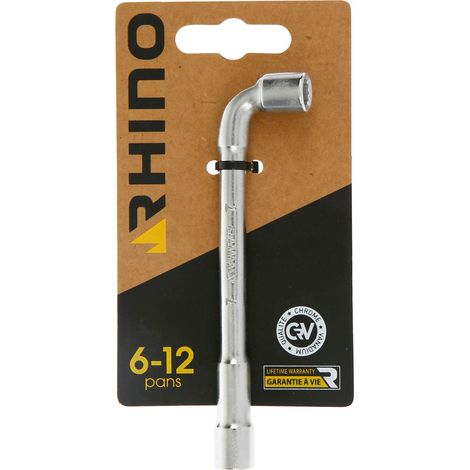 Rhino Clé tubulaire et à Pipe 7mm Pipa con Bocca Aperta 7 mm, Chiave Tubolare – Diametro Impronta 6/12 Lati – Realizzato in Acciaio (Cromo vanadio) – Garanzia a Vita – Diverse Misure Disponibili, NC (1/3)