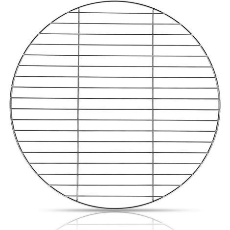 Randaco 55cm Round Stainless Steel Grill, BBQ Grill for Gas and Kettle Grills, Metal Cooking Grate (1/5)