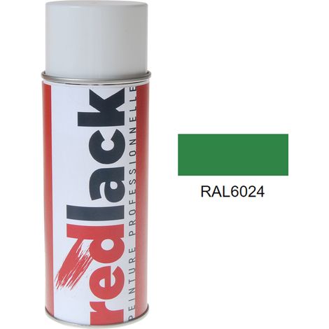 Bomboletta di Vernice spray 400ml – RAL 6024 – Verde traffico – satinata – multisupporto – Redlack