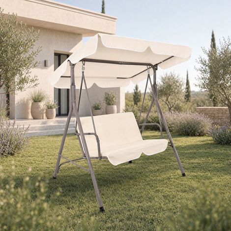 Balancelle - HOME DECO FACTORY - Soria - Contemporain - Élégante - Beige