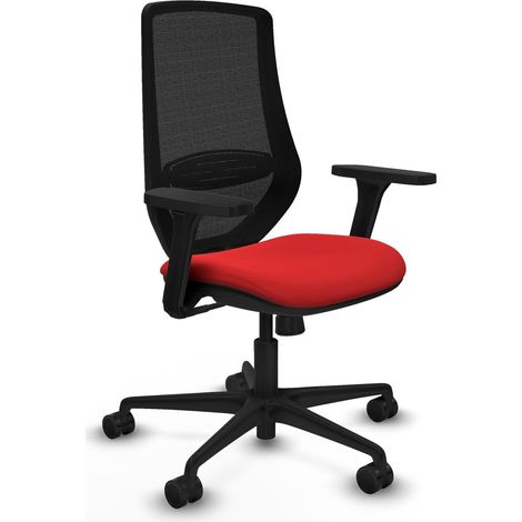 Piqueras-y-crespo Mardos Silla de oficina roja cómoda