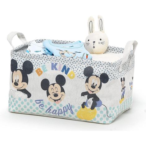 DOMOPAK - CESTO CON MANICI MICKEY MOUSE32X23X19CM