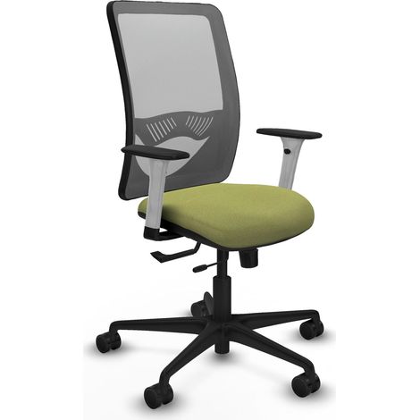 Chaise piqueras y crespo Zulema blanc support lombaire réglable (1/2)